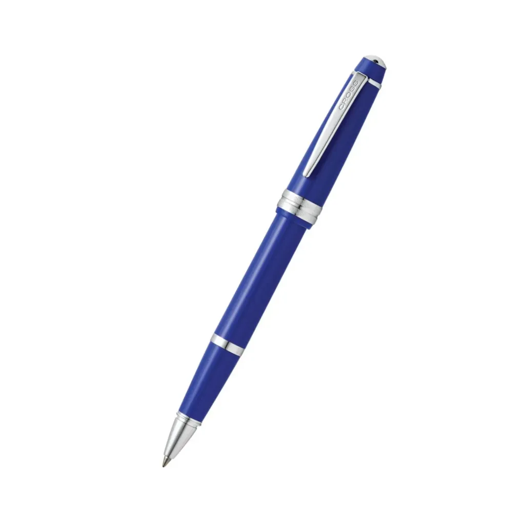 [AT0745-4] Cross Bailey Light Polished Blue Resin with Polished Chrome Appointments Rollerball Pen