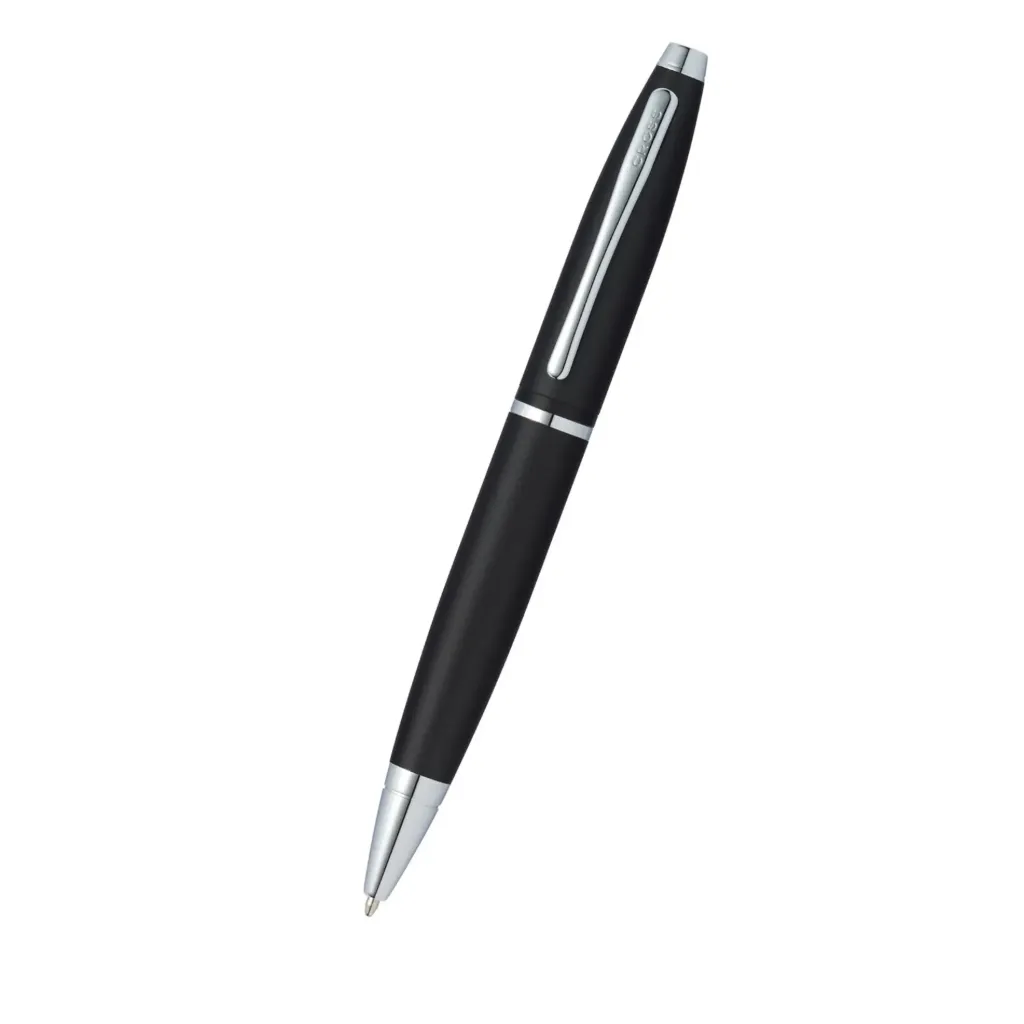 [AT0112-14] Cross Calais Matte Blackwith Polished Chrome Appointments Ballpoint Pen